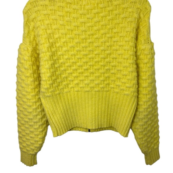 Maeve x Anthropologie - Women’s Wool Textured Cardigan, in Butter Yellow Small - Picture 14 of 17